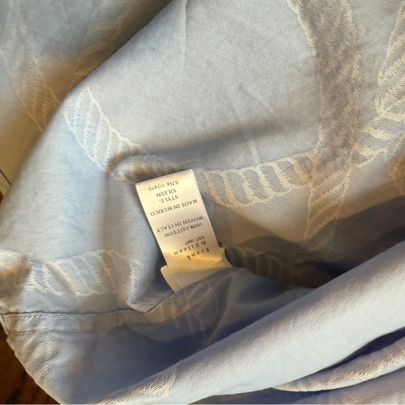 Frank & Eileen Sky Blue Rope Print Shirt - Picture 7 of 10